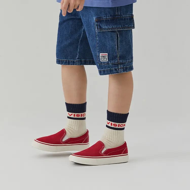 Vision Street Wear Uşaq Kətan Ayaqqabısı Qırmızı 7
