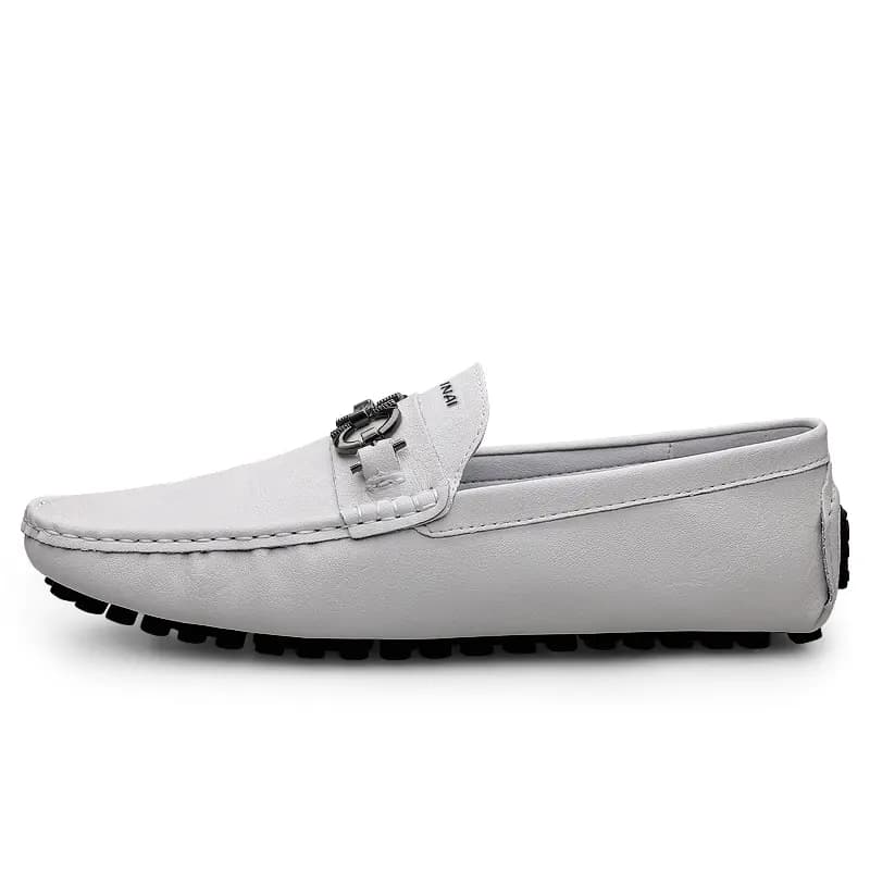 Wen Nai Beanie Shoes Men's White