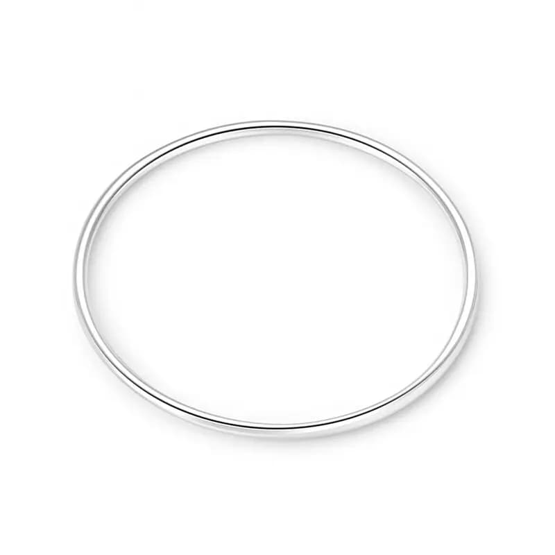 Brahmacharya 999 Fine Silver Bangles Women's 3