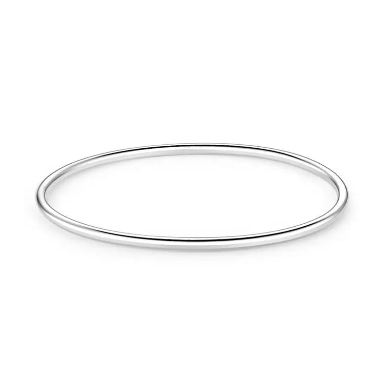 Brahmacharya 999 Fine Silver Bangles Women's 2