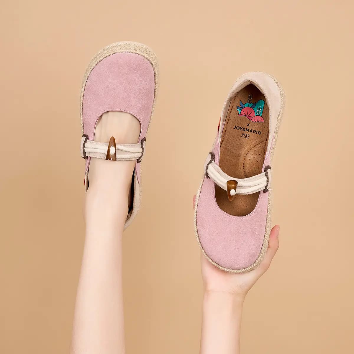 Joy&Mario Dəri Qadın Espadril 13