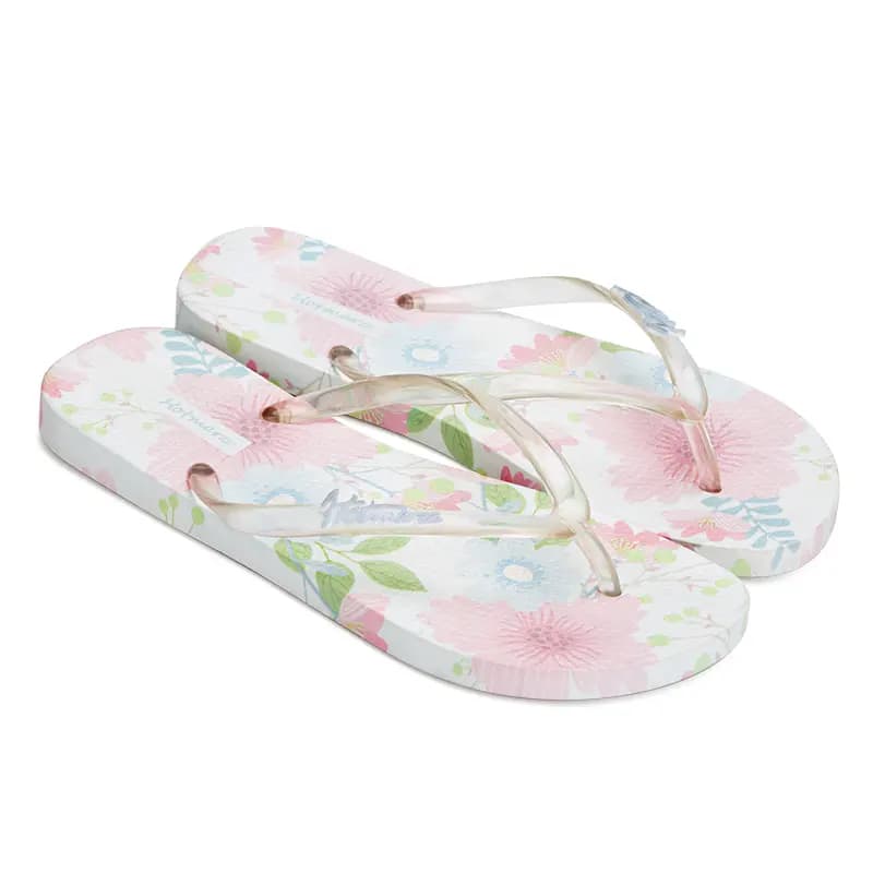 HOTMARZZ Chinese Street Print Fashion Trendy Breathable Comfortable Travel Flat Non-Slip Beach Seaside Lightweight Wear-Resistant Flip Flops Women's 11