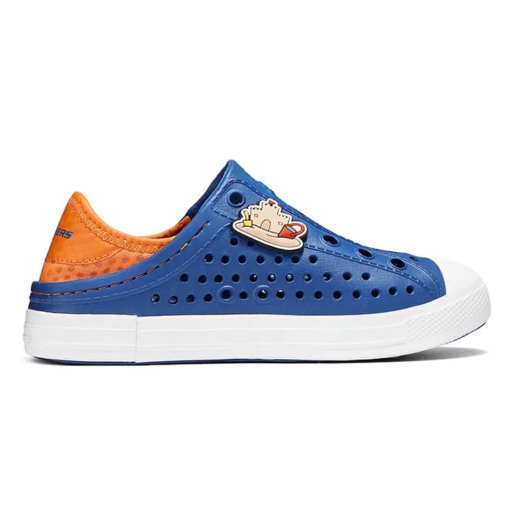 Skechers Foamies Uşaq Sandalları Göy/Narıncı 2