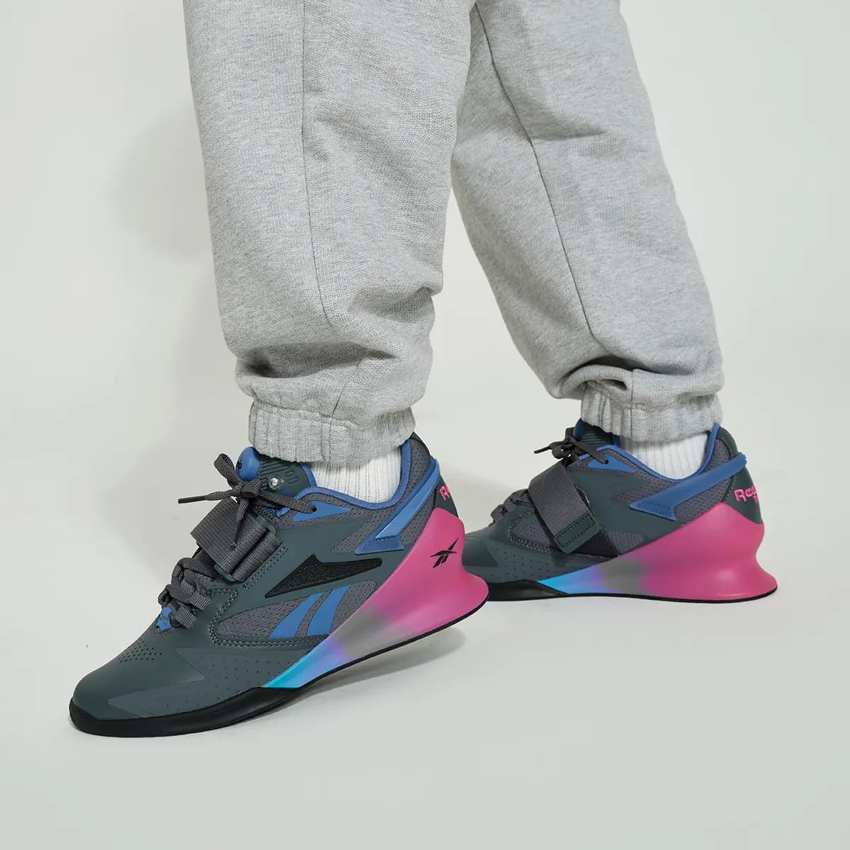 Reebok Legacy Lifter 3 Qadın Məşq Ayaqqabısı Qara/Bənövşəyi 7
