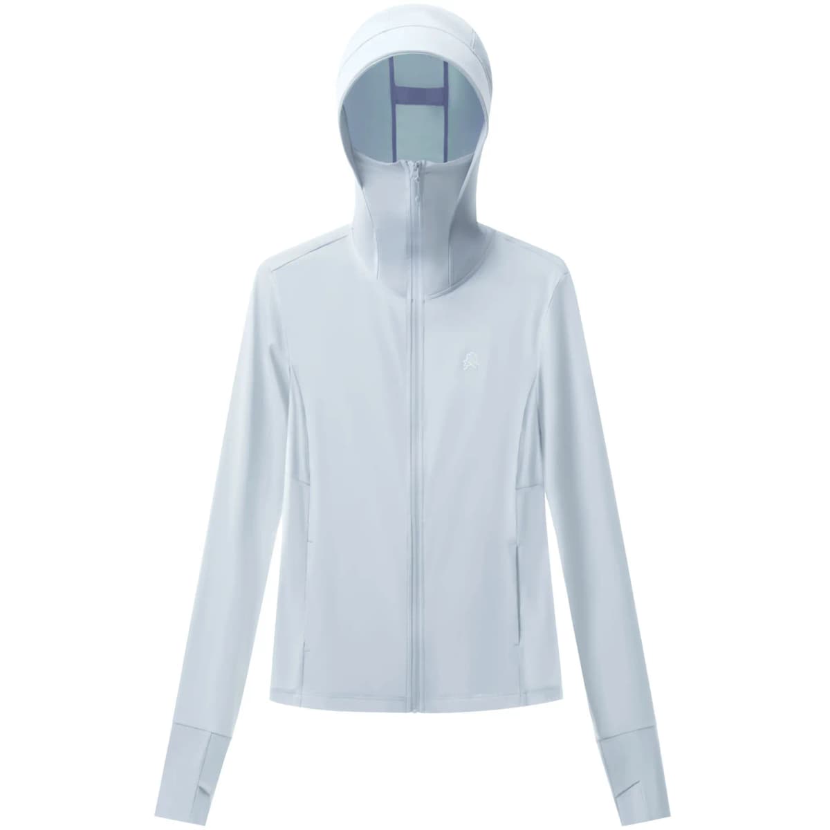 CAMEL Camellia Series Cooling Slim Fit Breathable Wicking Hair Hole Design UPF700+ Original Yarn Sun Protection Jacket Women's 4