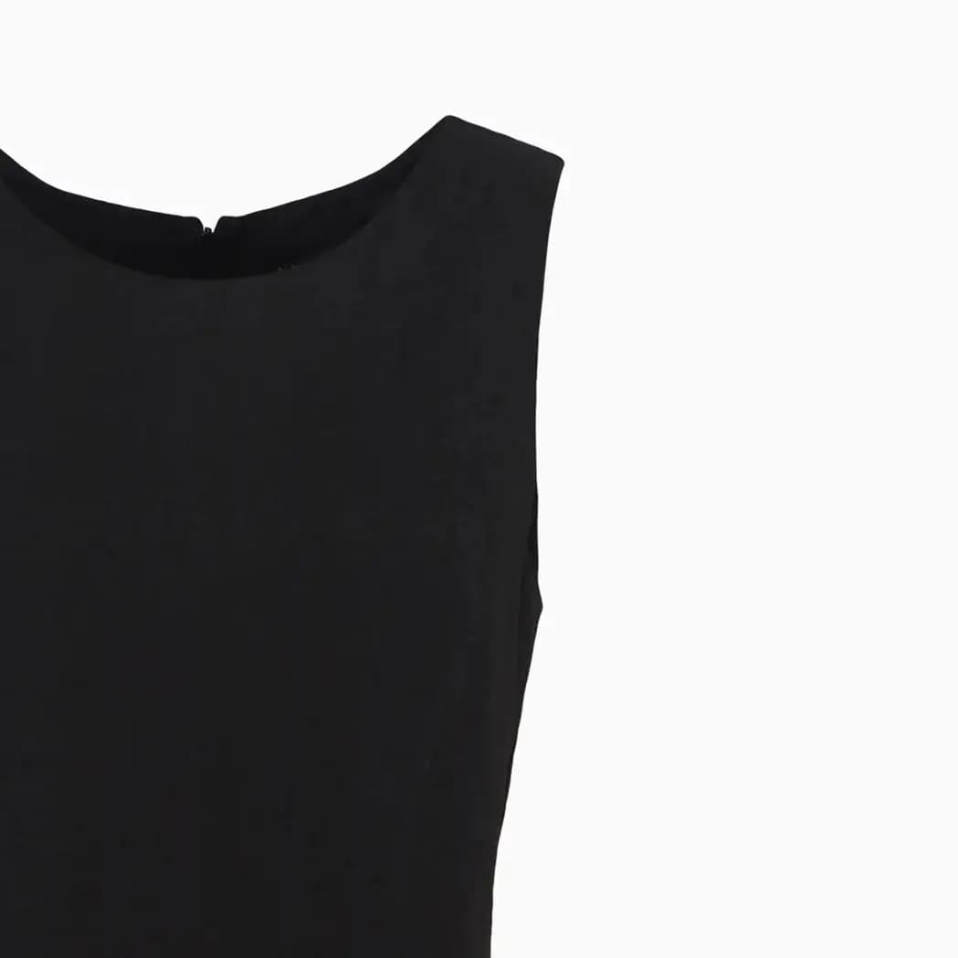 ARMANI EXCHANGE SS24 Qolsuz Don Qadın Qara 6