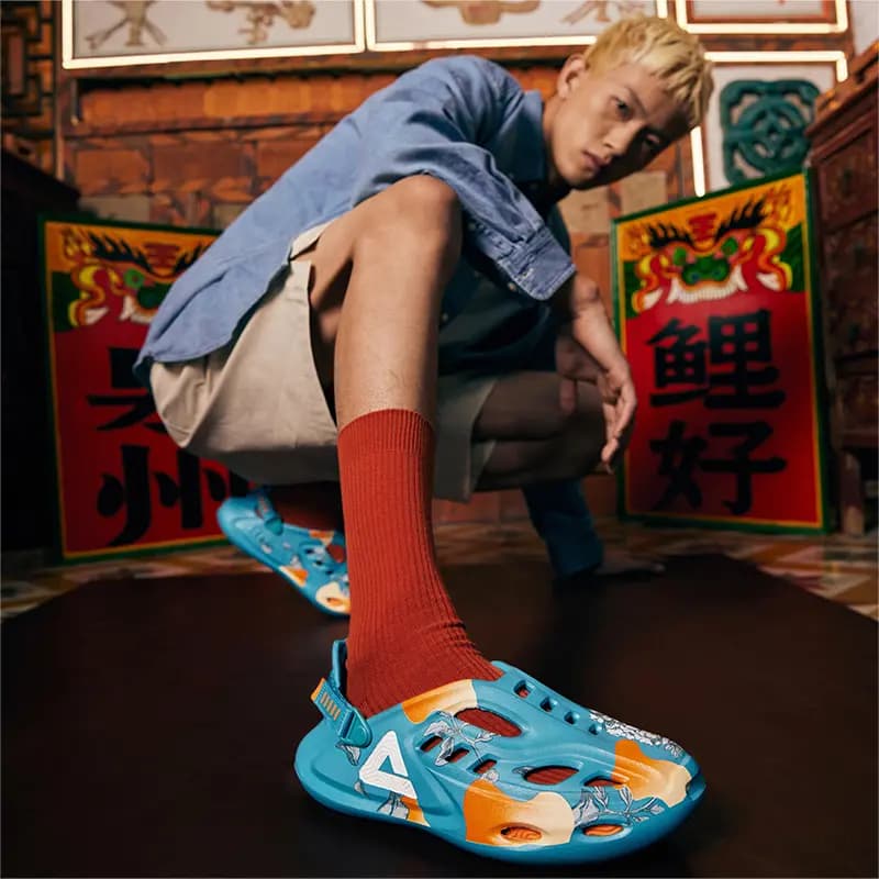 Peak Guochuang Series Taichi Sandal Kişi Şam Yaşılı 7