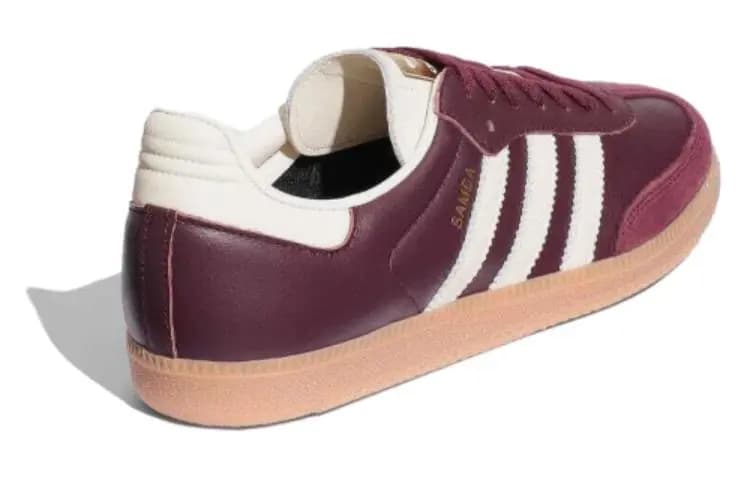Adidas Originals Samba OG Qadın İdman Ayaqqabısı Maroon Gold Metallic 3