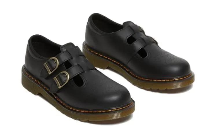 Dr. Martens Uşaq Dəri Ayaqqabısı Qara 2