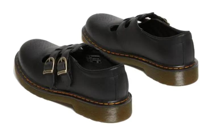 Dr. Martens Uşaq Dəri Ayaqqabısı Qara 3