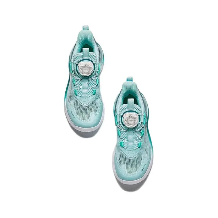 Pre-school Antakids Anti-Slip Wear-Resistant Low-Top Children's Basketball Shoes Mint Blue 7