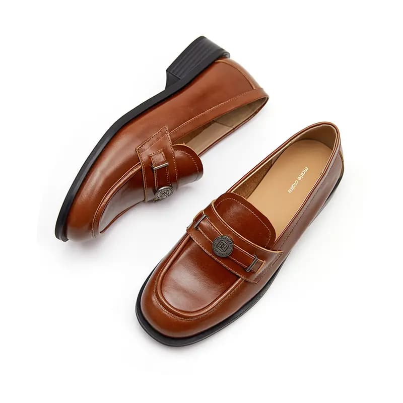 Marie Claire Qadın Loafer Ayaqqabısı Qəhvəyi 4