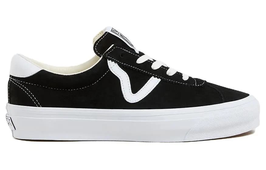 Vans Sport 73 Lx 'Pig Suede Black White' 2