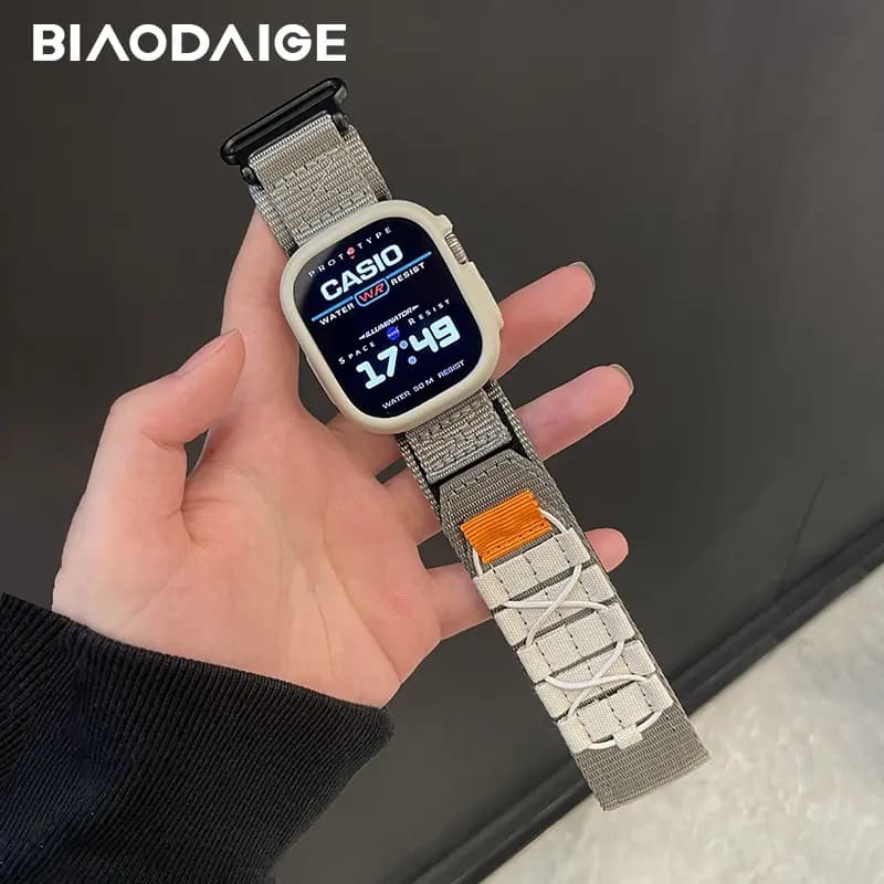 biaodaige Watch Strap Compatible with OPPO Nylon Material Unisex Popular Trend 8