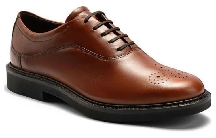 Ecco Comfortable Simple Dress Shoes Men's Brown 2
