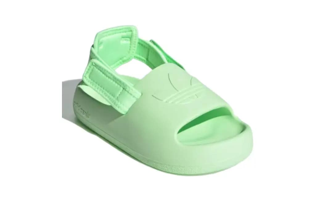 Adidas AdiFOM Adilette Slides Green Spark PS 3