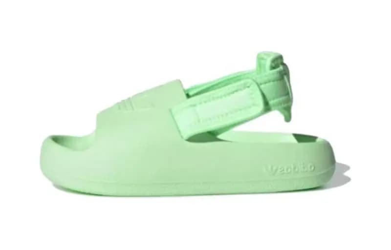 Adidas AdiFOM Adilette Slides Green Spark PS