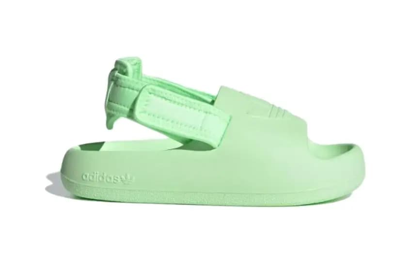 Adidas AdiFOM Adilette Slides Green Spark PS 2