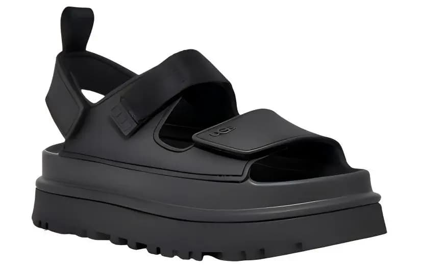 UGG GoldenGlow Qadın Səndəli Qara 2