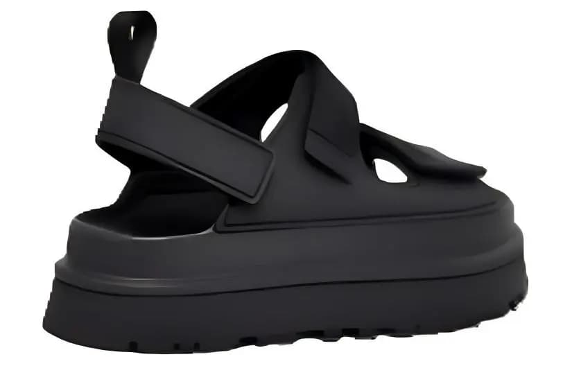 UGG GoldenGlow Qadın Səndəli Qara 3