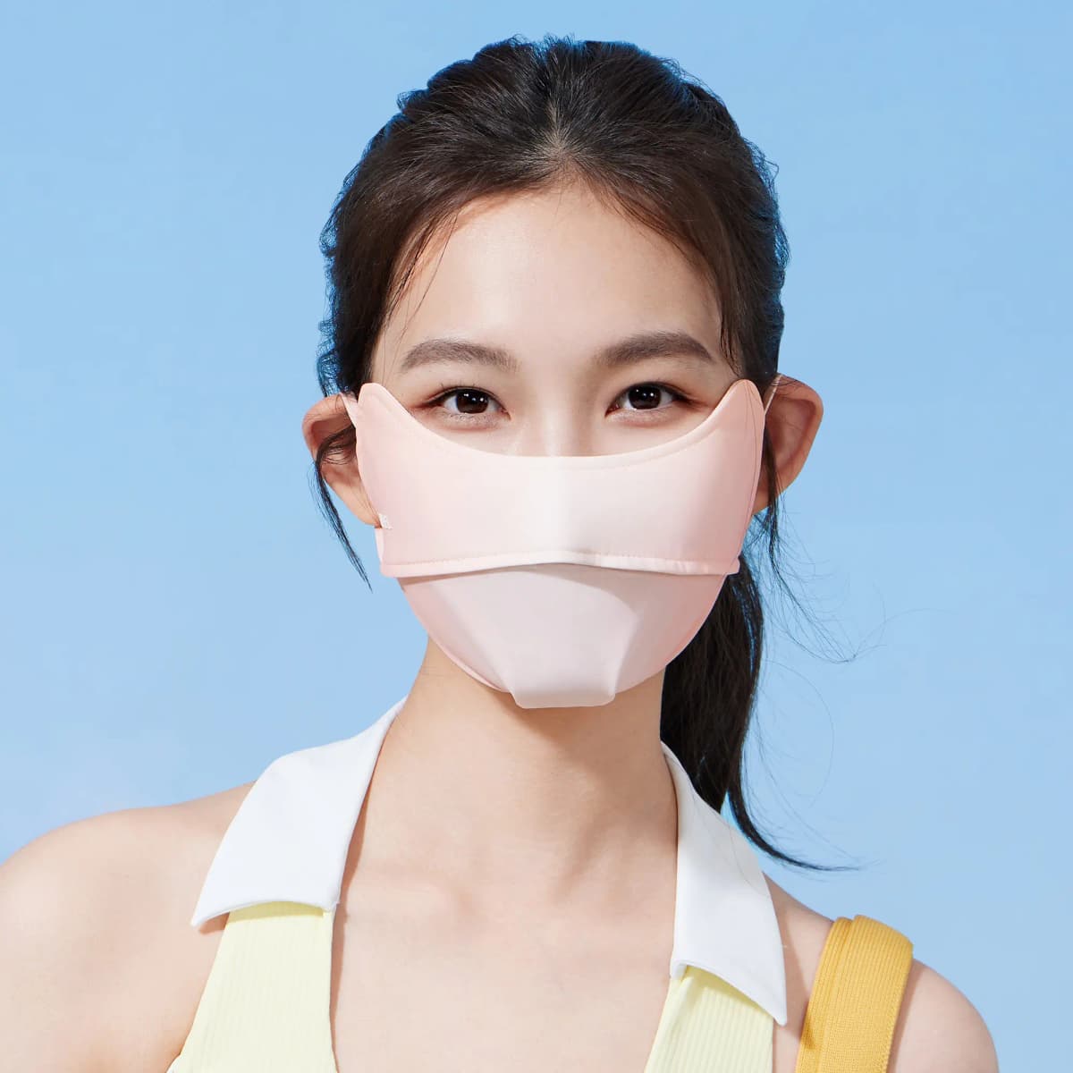 CAMEL Blush Sun Protection 3D Outdoor UV Protection Face Mask Summer Breathable Sun Shield Nylon Mask Women's 25