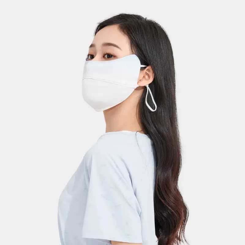 CAMEL Blush Sun Protection 3D Outdoor UV Protection Face Mask Summer Breathable Sun Shield Nylon Mask Women's 14