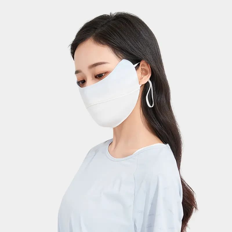 CAMEL Blush Sun Protection 3D Outdoor UV Protection Face Mask Summer Breathable Sun Shield Nylon Mask Women's 15