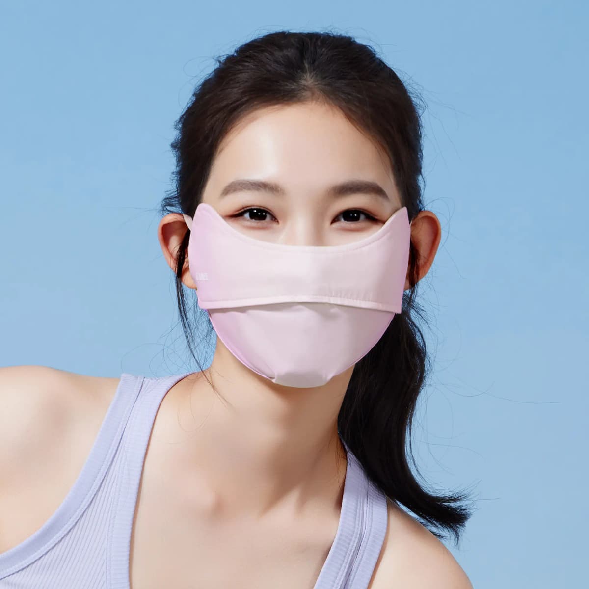 CAMEL Blush Sun Protection 3D Outdoor UV Protection Face Mask Summer Breathable Sun Shield Nylon Mask Women's 29