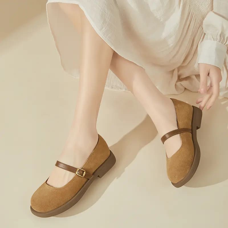 DAPHNE Flat Mary Jane Shoes 2.5cm Women's 11