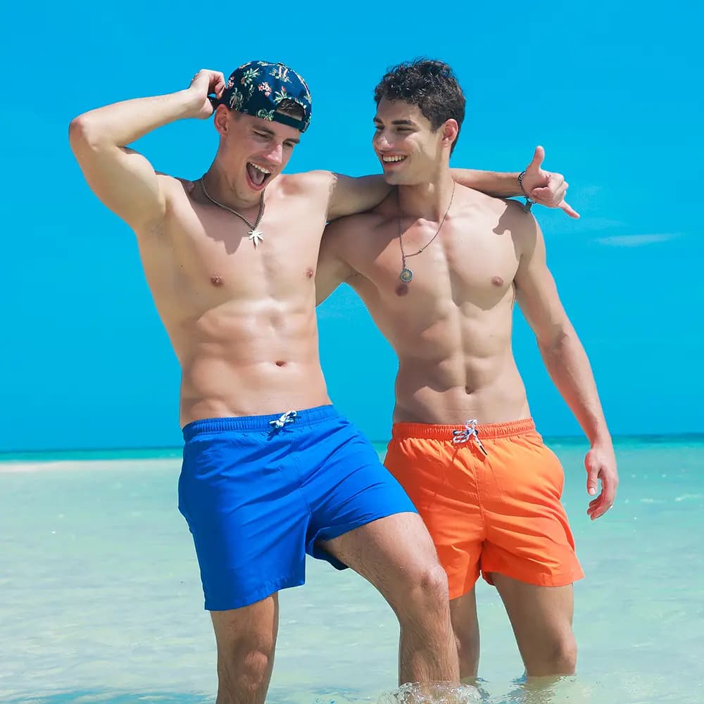 Gailang Lightweight Loose Drawstring Swim Trunks Men's 7