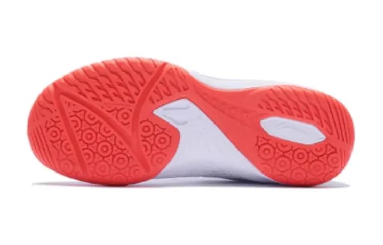 LiNing Anti-Slip Wear-Resistant Low-Top Kids' Training Shoes White Red Kids 4