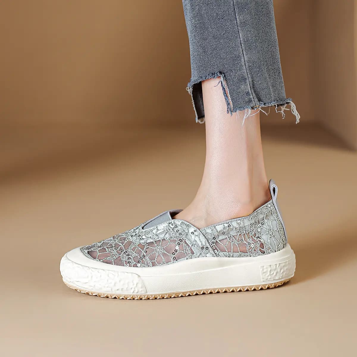 D:FUSE SCANDINAVIA Fashion Unlined Shoes For Women's Espadrilles Women's 5