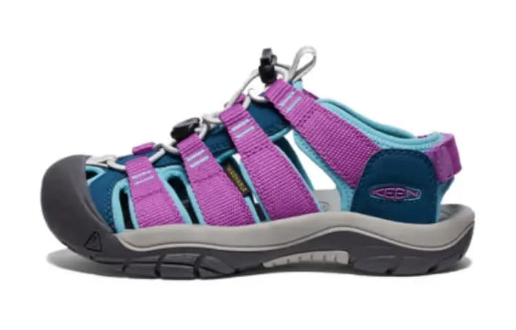 KEEN Newport Boundless Anti-Slip Wear-Resistant Low-Top Kids' Outdoor Shoes Blue Purple Teenagers