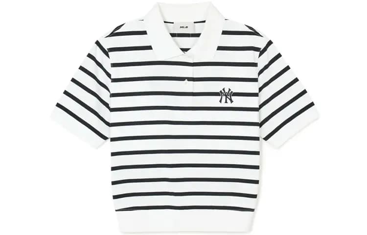 MLB New York Yankees Qadın Polo Köynəyi Ağ