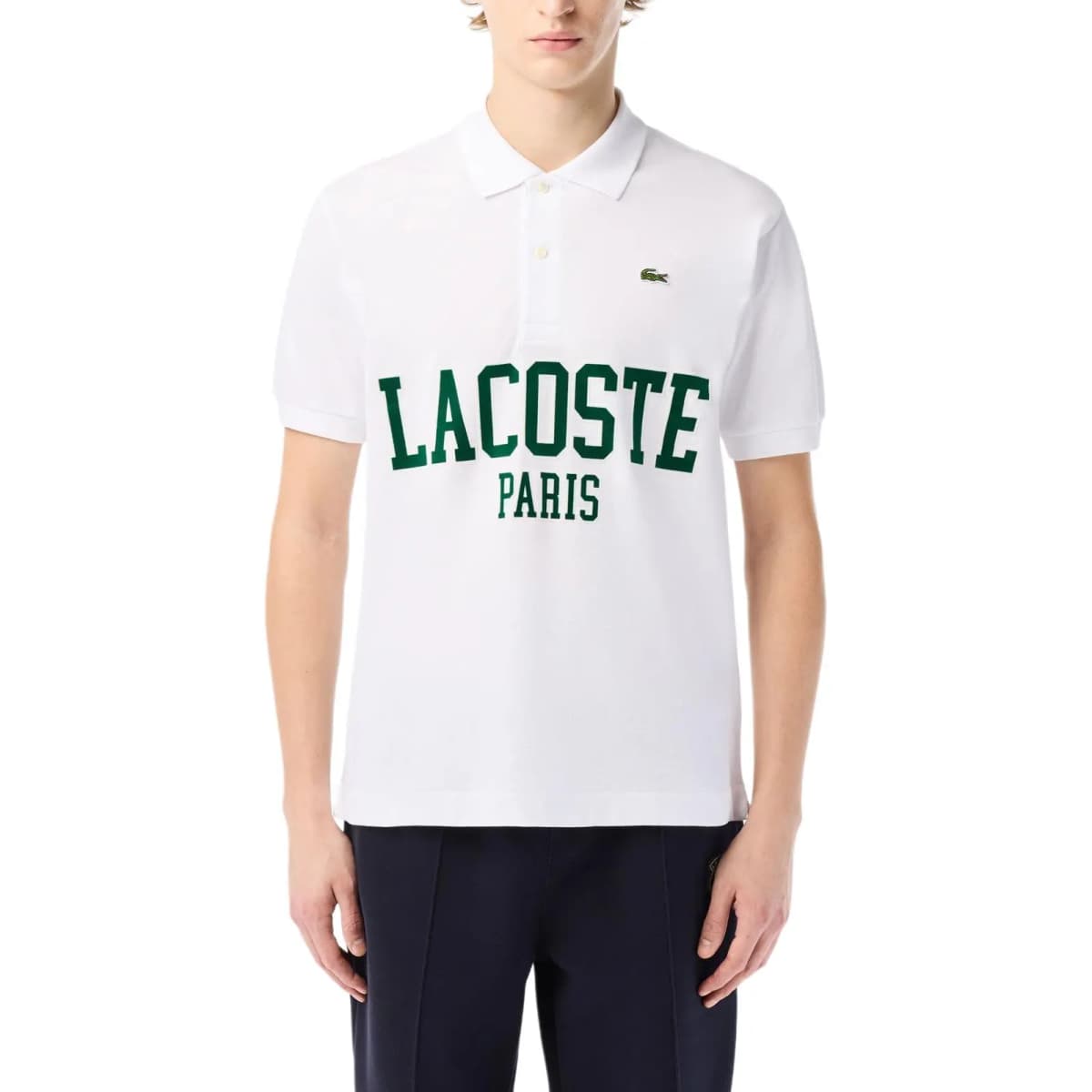 LACOSTE Logo appliqué Polo Köynək 3