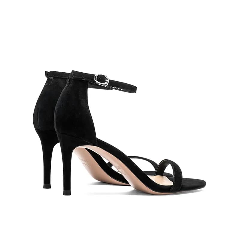 JOOC Strap Sandals 9cm Women's Black 8