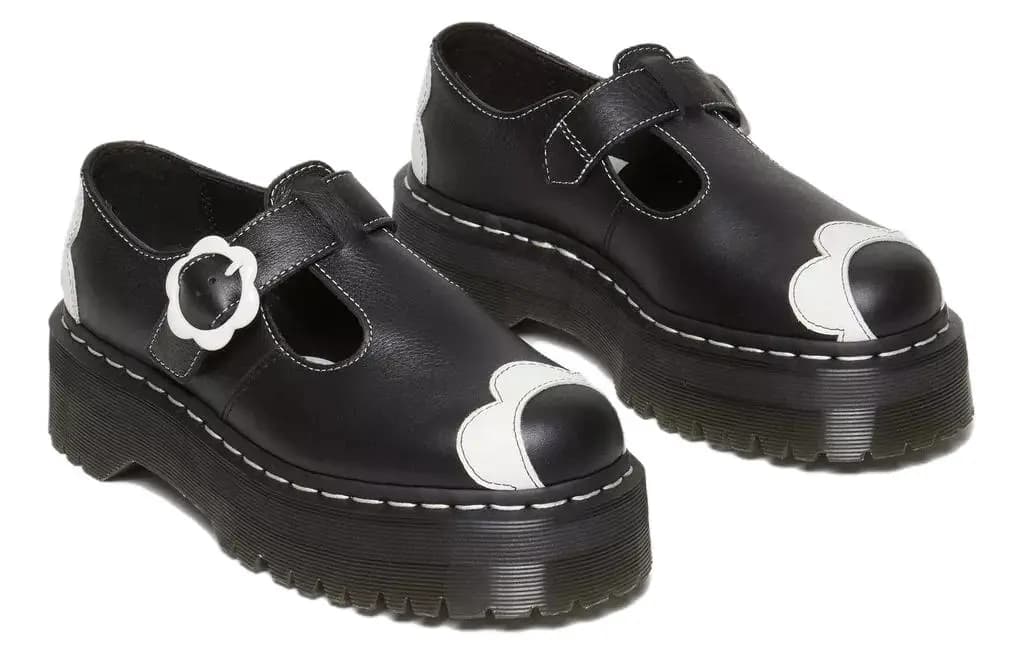 Dr. Martens Dəri Qadın Ayaqqabısı Qara 4