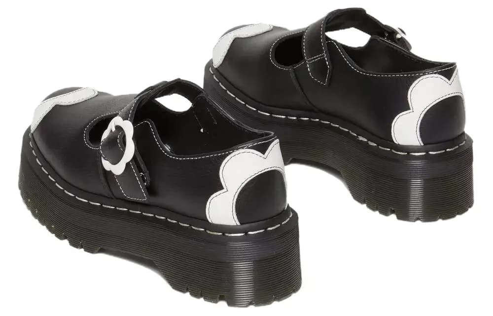 Dr. Martens Dəri Qadın Ayaqqabısı Qara 5