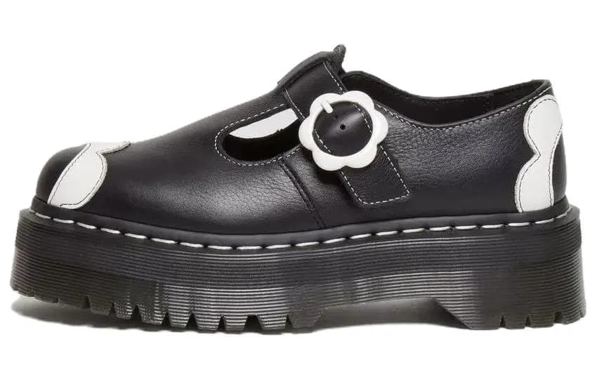 Dr. Martens Dəri Qadın Ayaqqabısı Qara