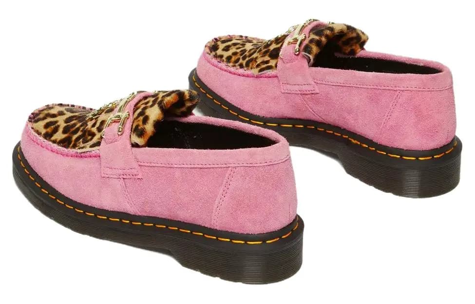 Dr. Martens Adrian Leopard-print Zamşa Loafer 5