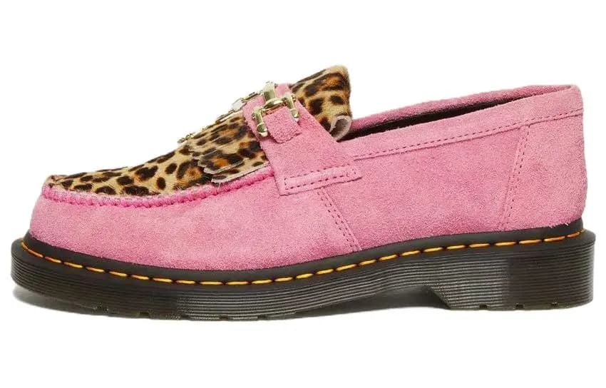 Dr. Martens Adrian Leopard-print Suede Loafers
