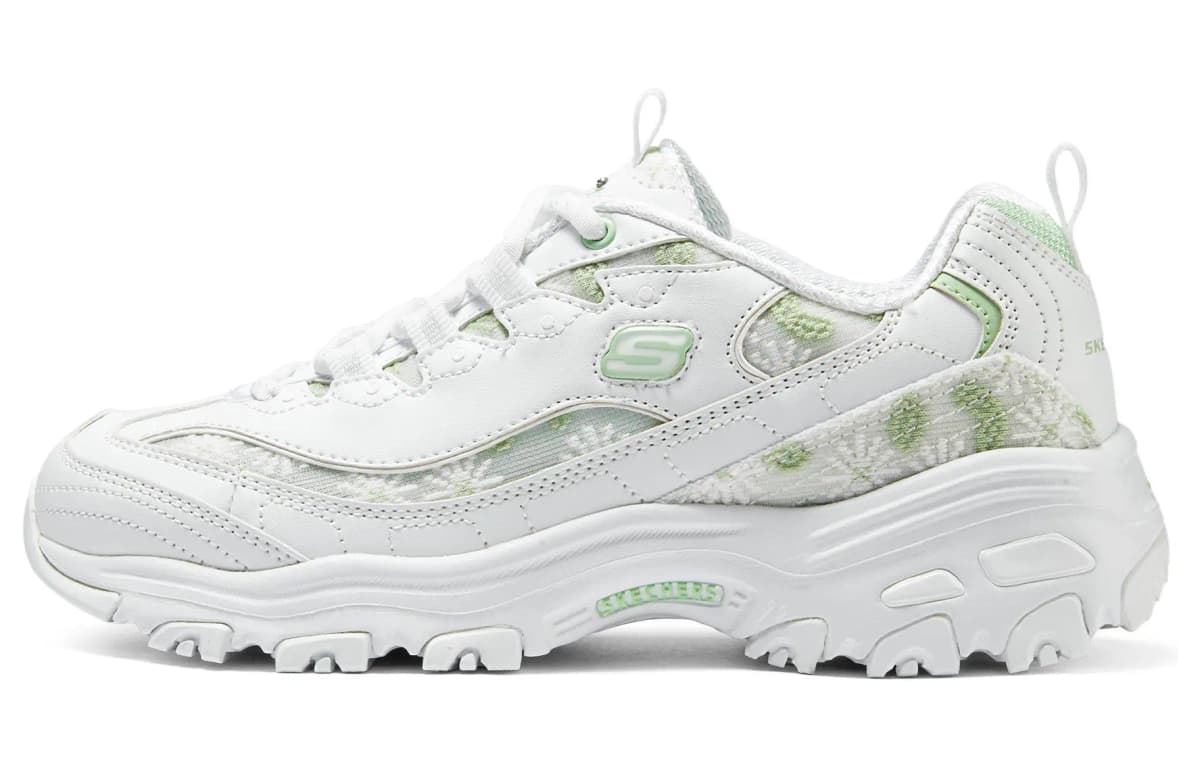 Skechers Flower Sea Bear Low-Top Chunky İdman Ayaqqabısı Qadın Yaşıl 2