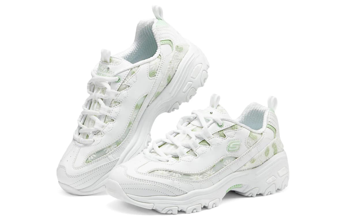 Skechers Flower Sea Bear Low-Top Chunky İdman Ayaqqabısı Qadın Yaşıl 6