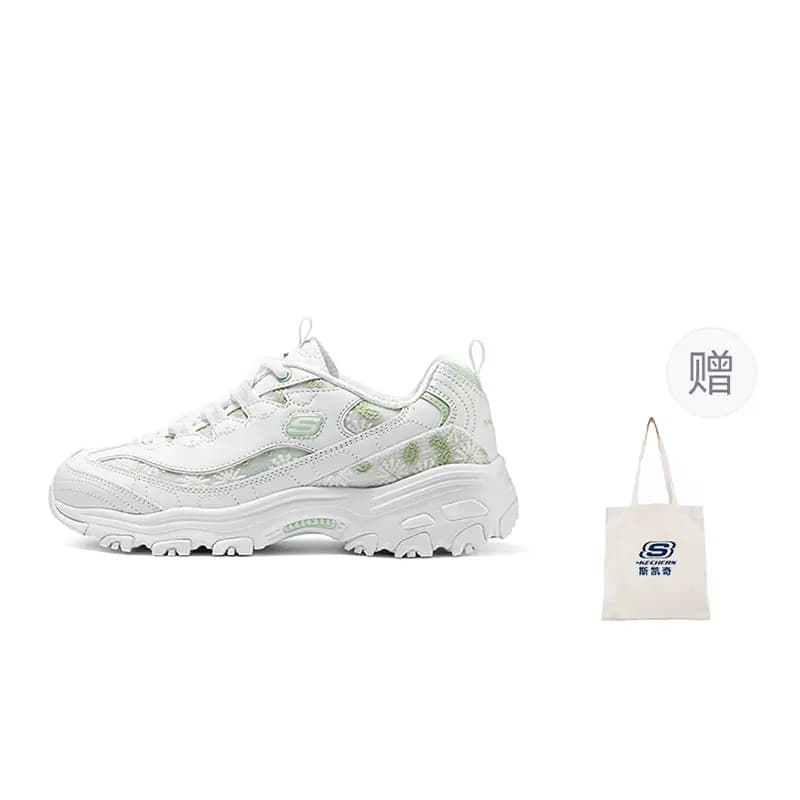 Skechers Flower Sea Bear Low-Top Chunky İdman Ayaqqabısı Qadın Yaşıl
