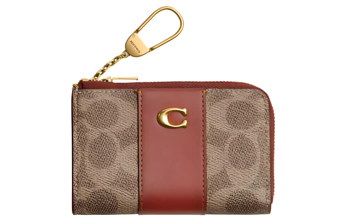 COACH Essential 11 Dəri Açar Qabı Unisex