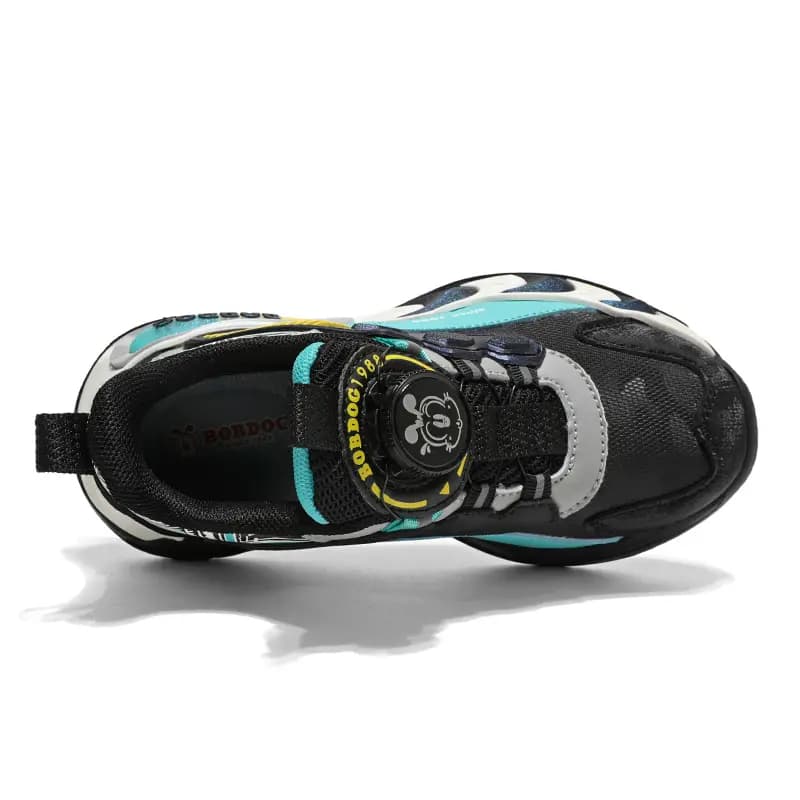 BOBDOG Anti-Slip And Wear-Resistant Lightweight Low-Top Boys And Girls Running Shoes Kids' 4