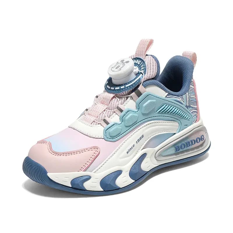 BOBDOG Anti-Slip And Wear-Resistant Lightweight Low-Top Boys And Girls Running Shoes Kids' 8