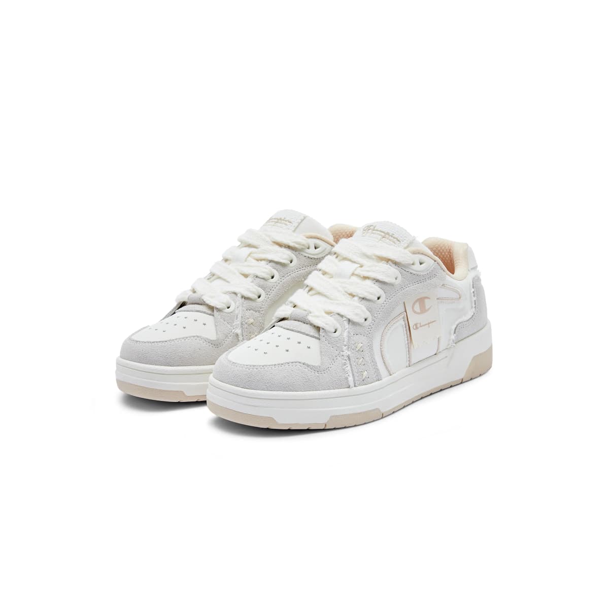 Champion Skateboard Shoes Unisex Low-Top Light Khaki 3