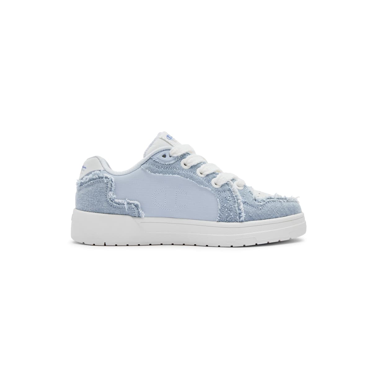 Champion Low Top Skateboard Shoes Unisex Light Blue 2