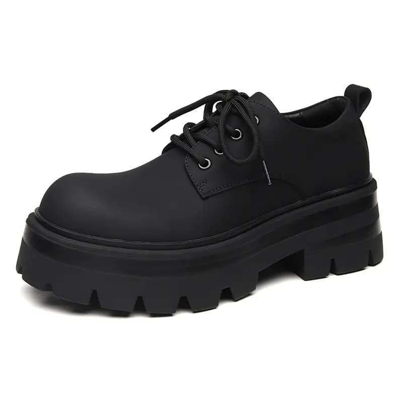 V ZERO FIVE Oversized Derby Shoes Casual Shoes Unisex Black British 7